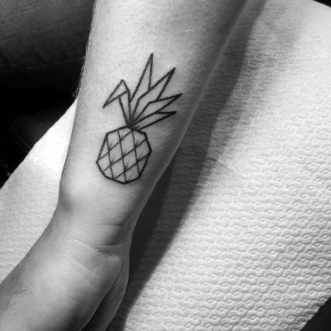 18 Pineapple Tattoo Ideas To Repeat Styleoholic