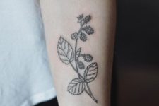 Gentle tattoo idea on the forearm