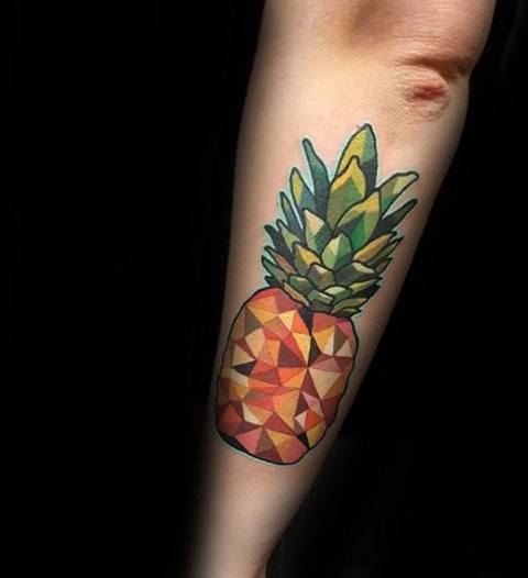 Clare Von Savage  simple little pineapple tattoo  Facebook