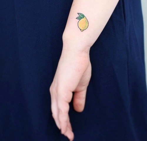 Small tattoo on the wrist