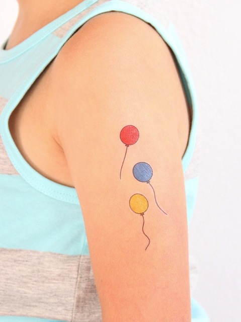 Top 9 Amusing Balloon Tattoo Designs | Styles At Life
