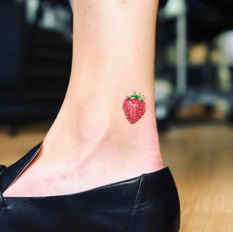 Tiny tattoo idea on the ankle