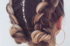 a cute holiday hairstyle