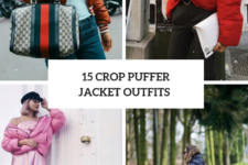 15 Cozy Outfits With Crop Puffer Jackets