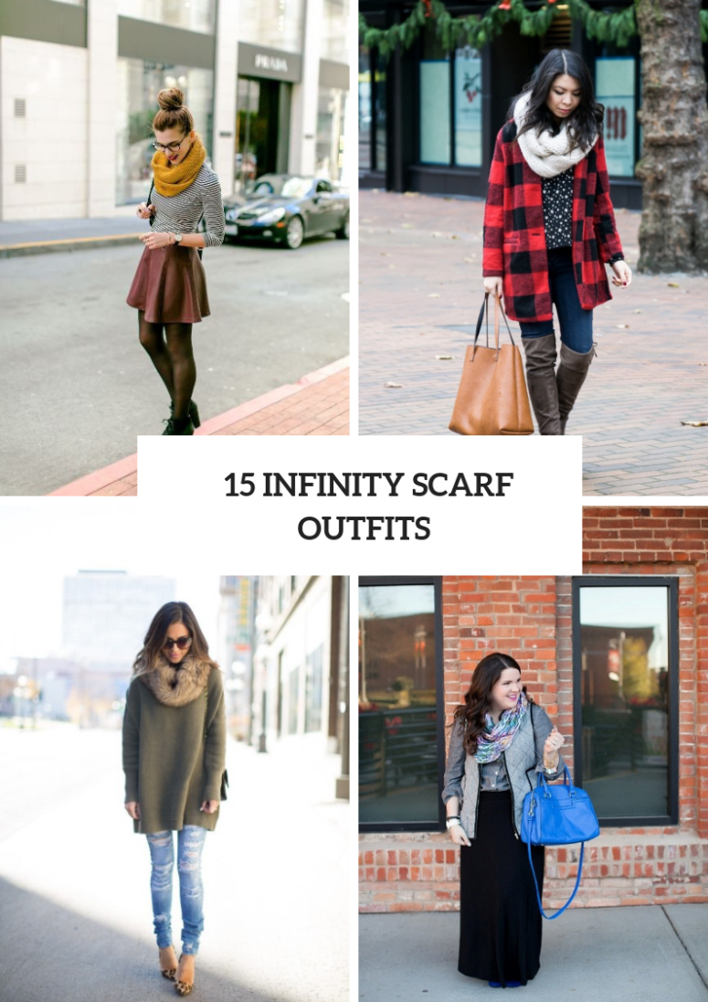 Cozy Outfits With Infinity Scarves