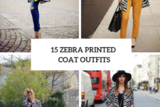 15 Winter Outfits With Zebra Printed Coats
