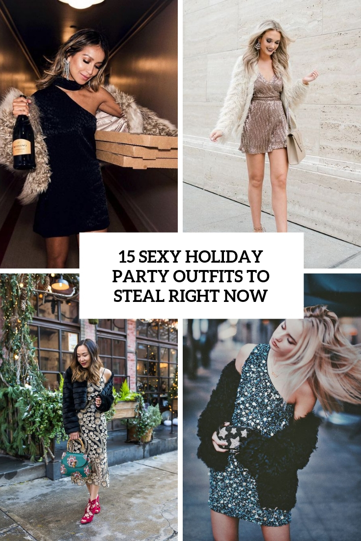 sexy holiday party outfits to steal right now cover