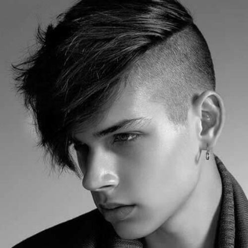 a high fade side mohawk is a bold idea, and you may lift your hair on top or leave it on one side