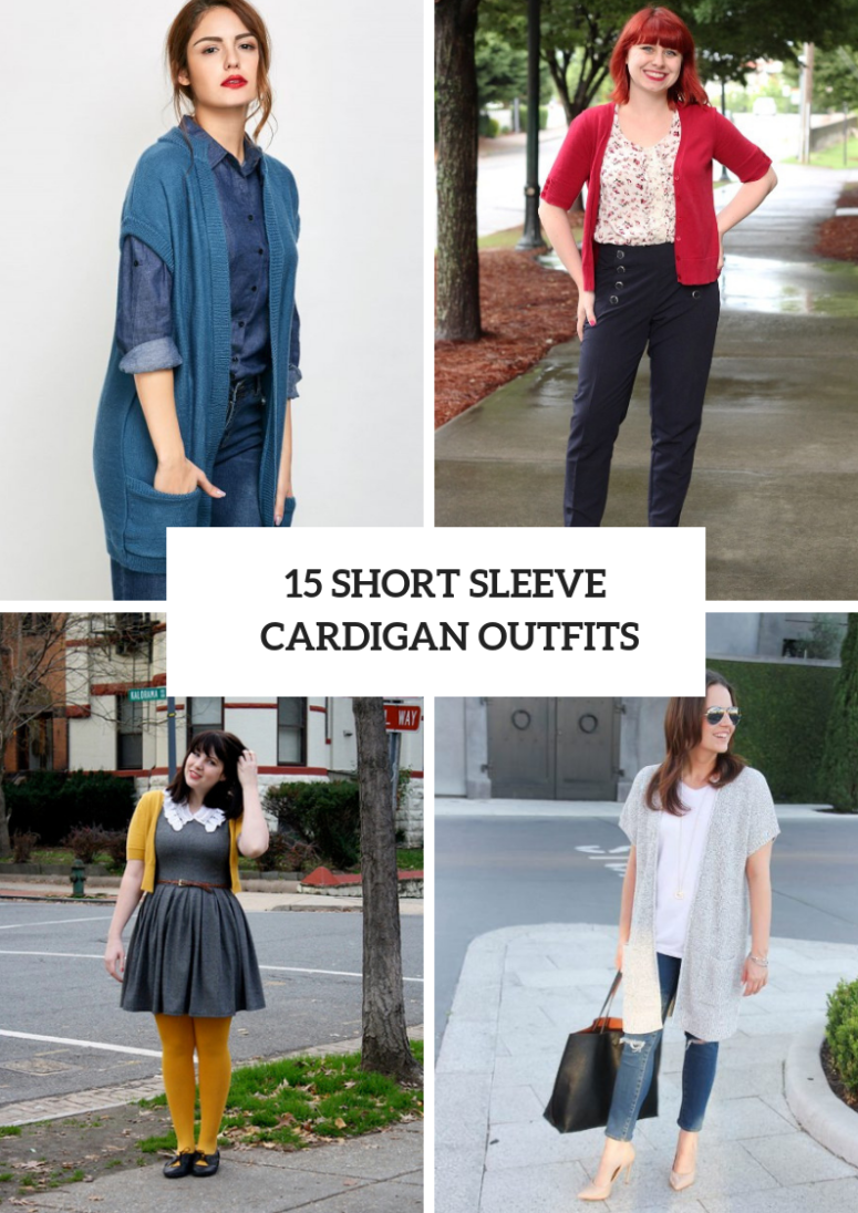 15 Classic Outfits With Short Sleeve Cardigans