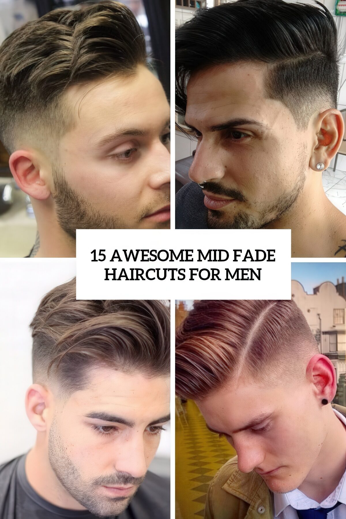 Picture Of awesome mid fade haircuts for men cover