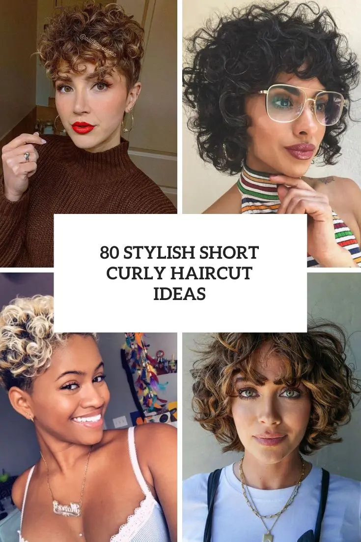 stylish short curly haircut ideas cover