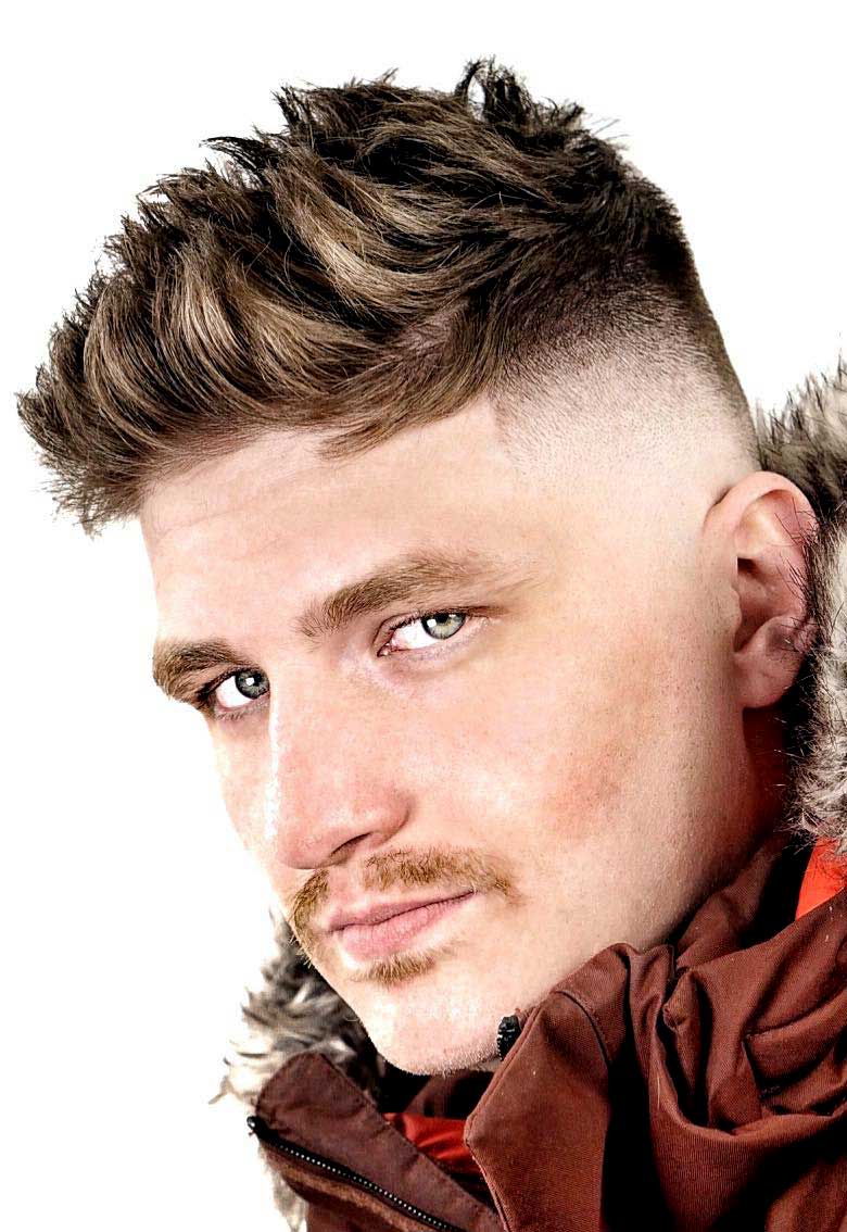A high fade faux hawk is a trendy and edgy idea that is great to rock right now