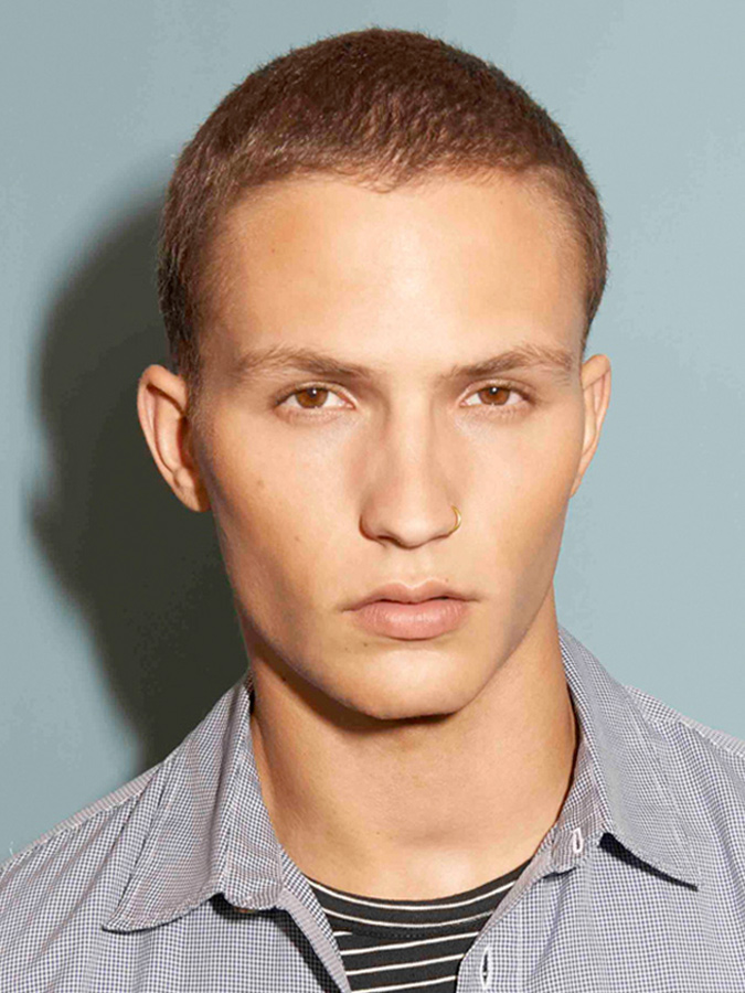 a butch cut is a low-maintenance version of a crew cut, it looks crisp and fresh