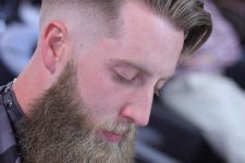 11 this undercut fade hairstyle is another very popular men’s hipster haircut, it contrasts dramatically with shaved sides