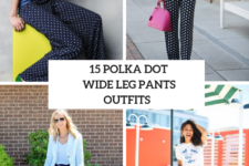 15 Funny Outfits With Polka Dot Wide Leg Pants