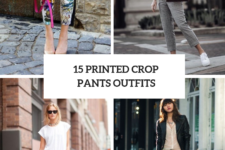 15 Looks With Printed Cropped Pants