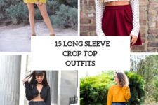 15 Gorgeous Looks With Long Sleeve Crop Tops