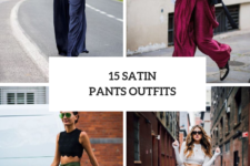15 Stylish Outfit Ideas With Satin Pants