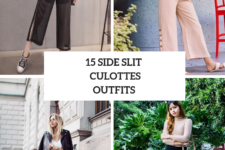 15 Look Ideas With Side Slit Culottes