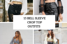15 Outfits With Bell Sleeve Crop Tops