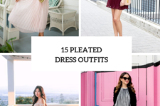 15 Graceful Outfit Ideas With Pleated Dresses