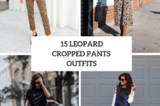 15 Leopard Printed Cropped Pants Outfits