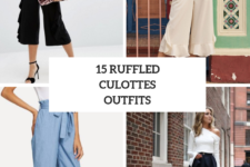 15 Looks With Gorgeous Ruffled Culottes