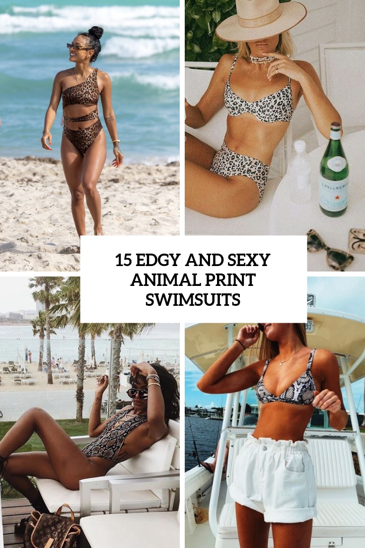 15 Edgy And Sexy Animal Print Swimsuits