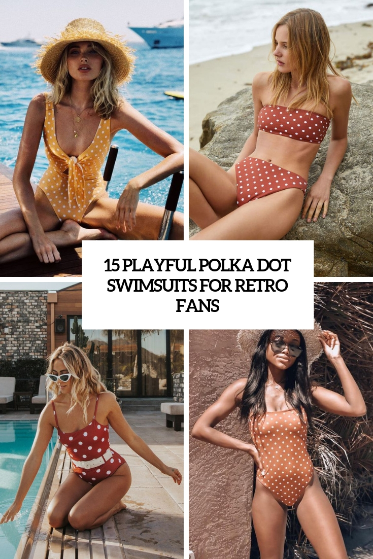 playful polka dot swimsuits for retro fans cover