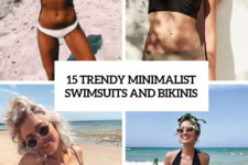 15 trendy minimalist swimsuits and bikinis cover