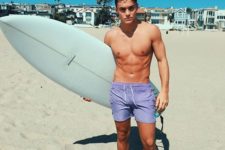13 purple swim trunks will make you stand out at any beach, this is a non-typical color