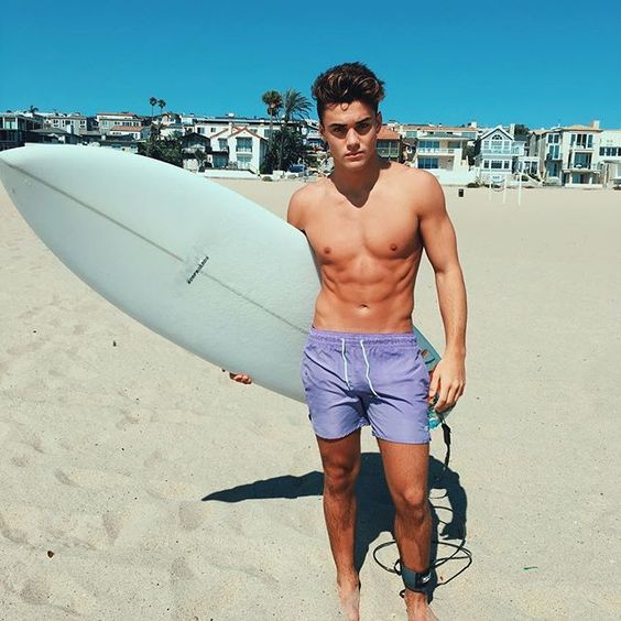 purple swim trunks will make you stand out at any beach, this is a non-typical color