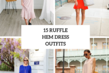 15 Outfits With Ruffle Hem Dresses
