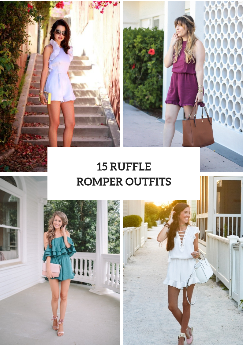 Outfits With Ruffled Rompers