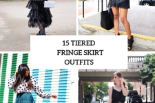 15 Outfits With Tiered Fringe Skirts For Stylish Ladies