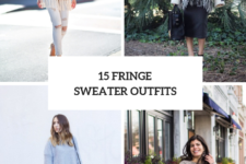 15 Look Ideas With Fringe Sweaters