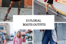 15 Looks With Floral Boots For This Fall