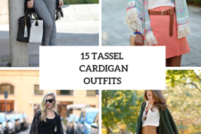15 Outfits With Tassel Cardigans For Ladies
