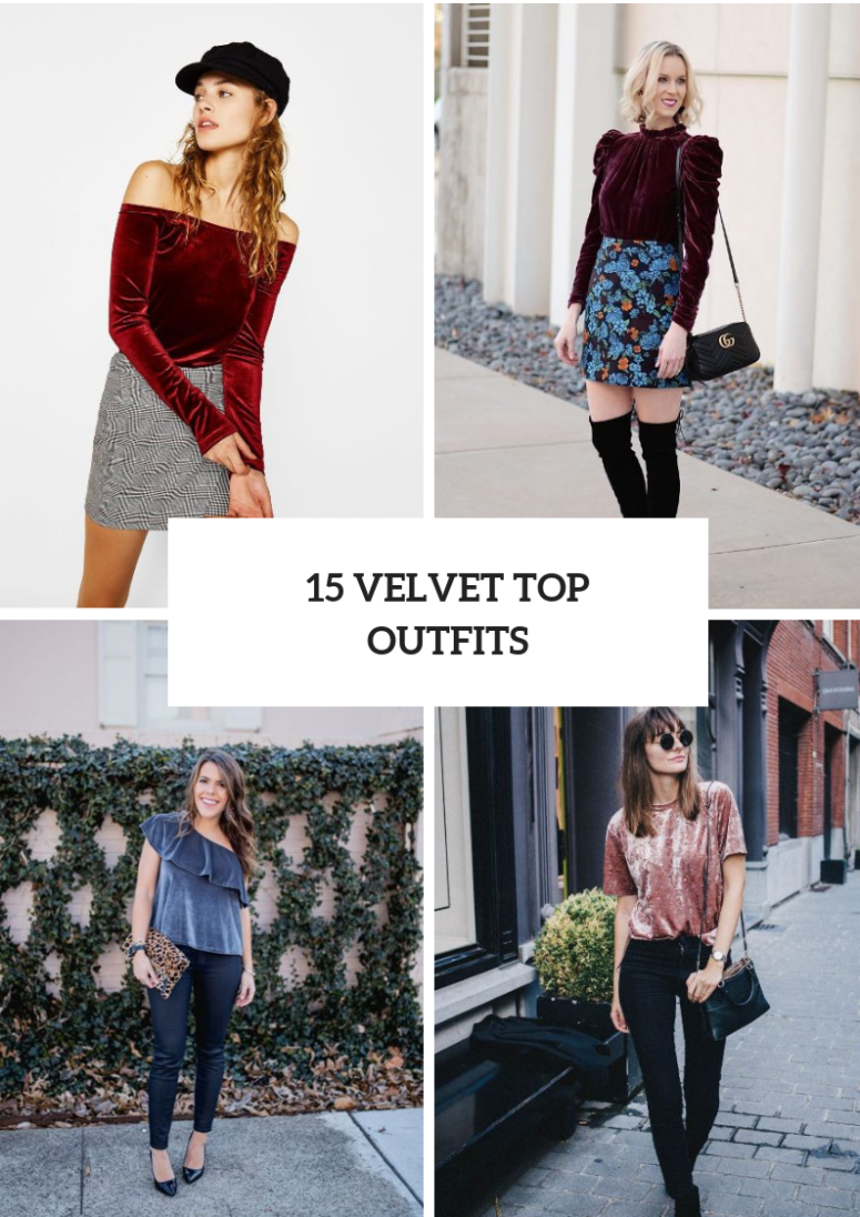 15 Stylish Outfits With Velvet Shirts