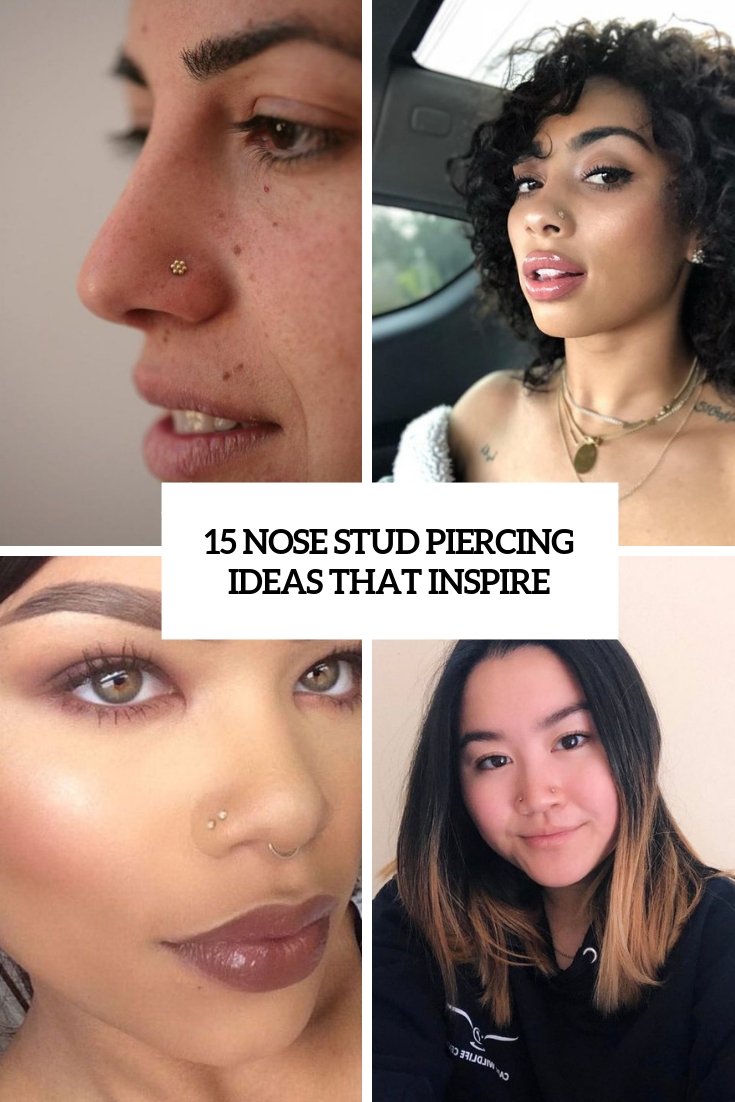 15 Nose Stud Piercing Ideas That Inspire