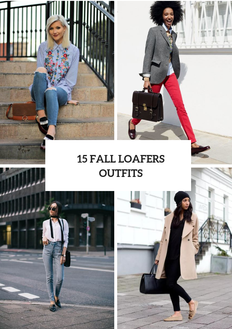 Fall Outfits With Loafers For Women
