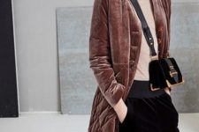16 velvet effect burgundy quilted coat like this one is a fresh take on a classic coat