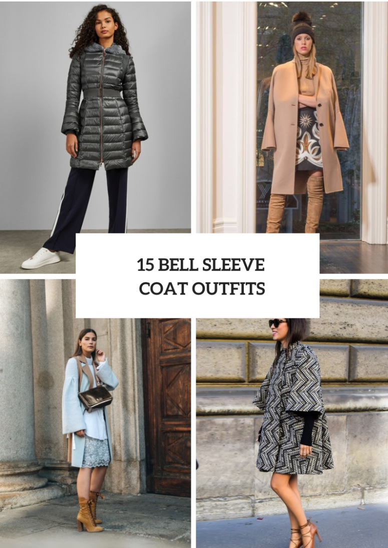 Looks With Bell Sleeve Coats