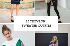 15 Outfits With Chevron Printed Sweaters
