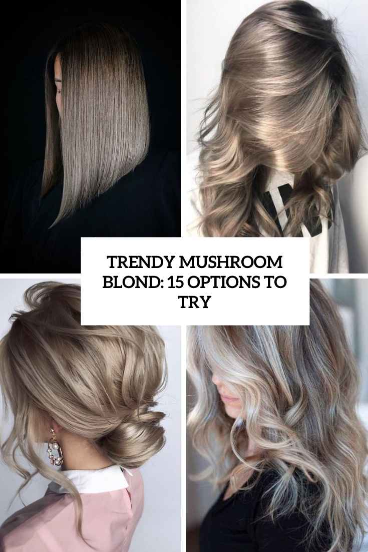 Trendy Mushroom Blond: 15 Options To Try