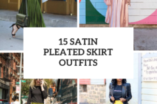 15 Outfits With Satin Pleated Skirts To Repeat