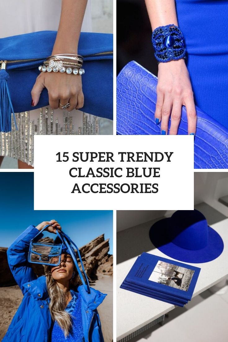 super trendy classic blue accessories cover