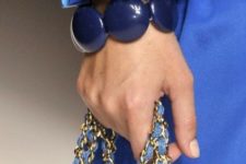 16 an arrangement of navy and classic blue statement bracelets for fashion-forward people