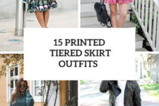 15 Looks With Printed Tiered Skirts