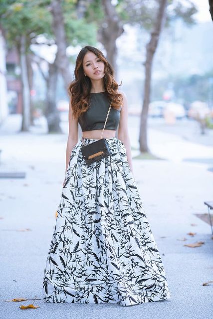 How To Combine Crop Tops With Skirts: 15 Examples - Styleoholic